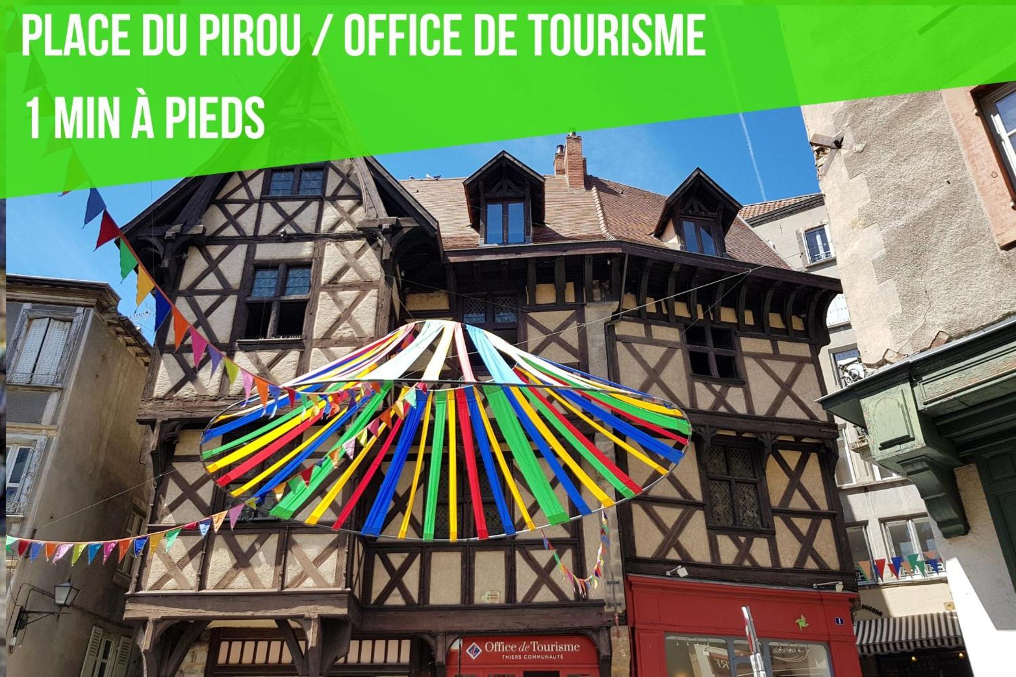 Le Petit Pirou # Cosy # Halte Auvergne 梯也尔 外观 照片